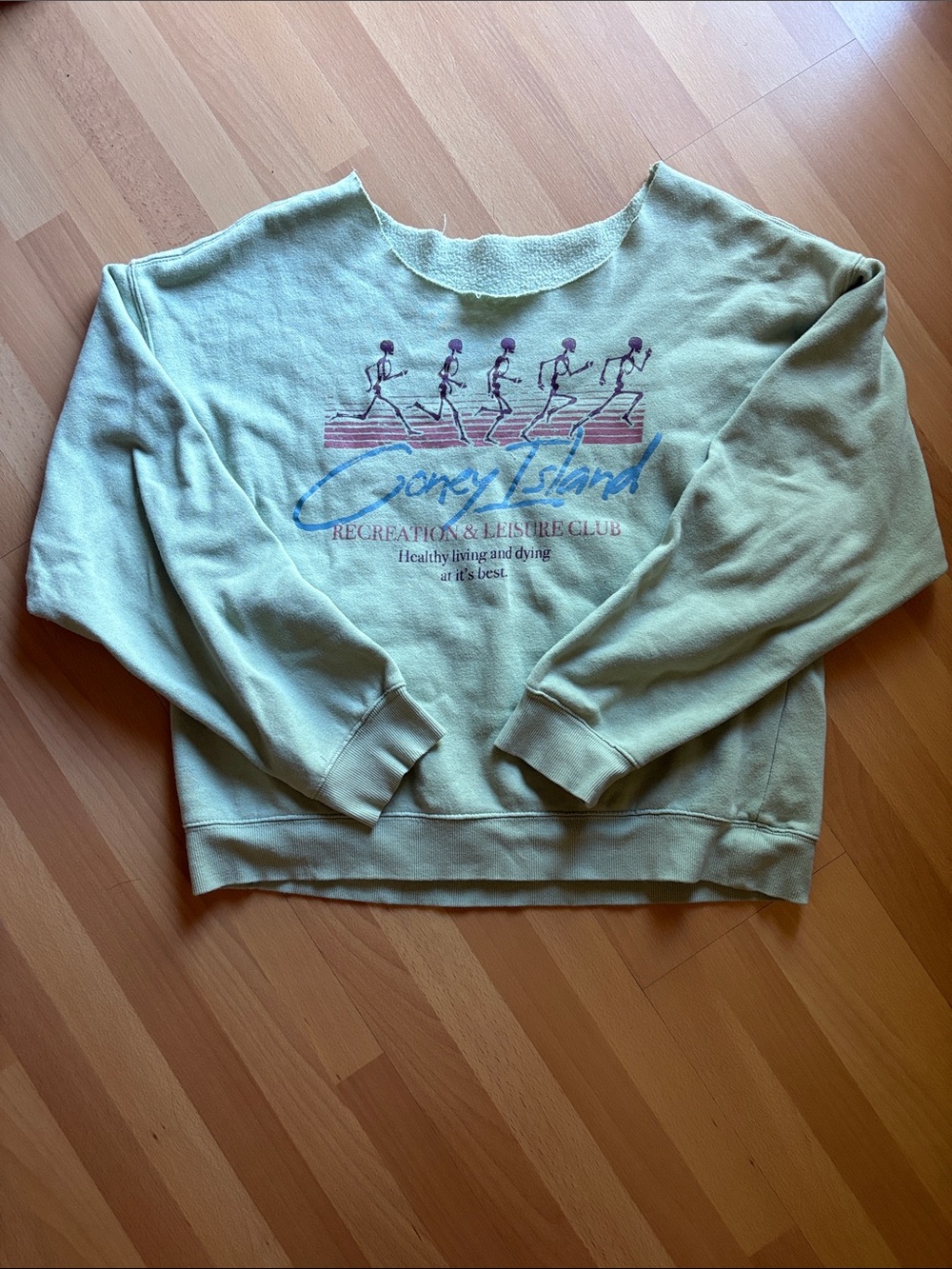 PacSun Graphic Off the Shoulder Sweatshirt